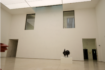 Reapor Akustikplatten im unteren Atrium - Leopold Museum