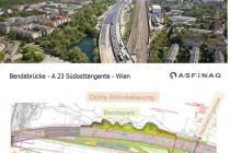 Bendabrücke - A23 Südosttangente - Wien